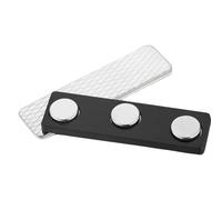 Targhetta magnetica per carta d'identità professionale, supporto riutilizzabile con forte chiusura magnetica, per vestiti, uniformi, dipendenti, esposizioni, aule, scaffali, lavagne bianche