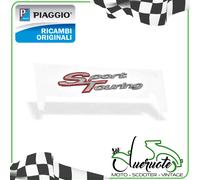 TARGHETTA MANUBRIO SCRITTA CARENA COPERCHIO PIAGGIO BEVERLY 350 SPORT TOURING