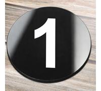 Targhetta numerata rotonda Etichetta Digitale Per Targa Da 3 Cm, 5 Cm, 8 Cm Di Diametro, Colorata E Numerata Per Armadi/controllo Di Fabbrica/cappotto Etichetta(1-20 PCS,Dia 3cm)