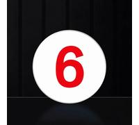 Targhetta numerata rotonda Etichette Numerate In Plastica, Etichetta Per L'importo 'armadietto Numerato In Cerchio Per Sauna/sala Da Biliardo, Scheda Numerica Per(A 1-20 PCS,Dia 3cm)