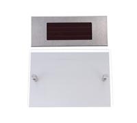 Targhetta Numero Civico Insegna Indirizzo Solare Lampada Parete Luce