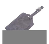 Targhetta per bagagli, porta etichette per bagagli da viaggio, in pelle PU, portatile, accessorio per viaggi, voli, crociere, affari, bambini, donne e uomini