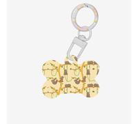 Targhetta per cani a forma di osso con stampa di bradipi in stile cartone animato, targhette per cani in acrilico con anello per cani e gatti, ciondoli artigianali