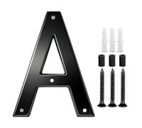 Targhetta per porta con numeri moderni con vite, in acrilico, per esterni, moderna