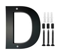 Targhetta per porta con numeri moderni con vite, in acrilico, per esterni, moderna