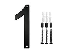 Targhetta per porta con numeri moderni con vite, in acrilico, per esterni, moderna