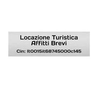 Targhetta Personalizzata Codice CIN Locazione Turistica (100x30 mm) Argento Targa CIN Case Vacanza, Alloggi Turistici e Strutture Ricettive in Laminato Plastico (10x3 cm) Incisione laser (Argento)