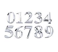 Targhetta Porta Numeri 5cm in Resina Abs, 10 Pezzi