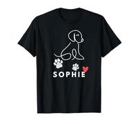 Targhetta regalo Sophie Dog per il mio cucciolo di nome Sophie Maglietta