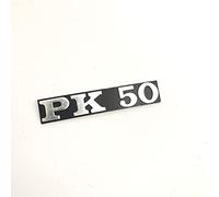 TARGHETTA SCRITTA IN METALLO PER COFANO VESPA PK 50