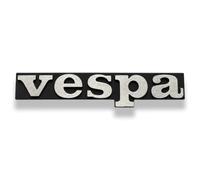 TARGHETTA SCRITTA LATERALE ANTERIORE COMPATIBILE CON VESPA ALLUMINIO PX 125 T5 ARCOBALENO