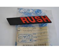 Targhetta scritta RUSH bauletto anteriore Nameplate Piaggio Vespa PK 50 XL Rush