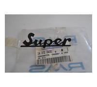 Targhetta scritta scudo anteriore "SUPER" RMS Nameplate emblem Piaggio Vespa