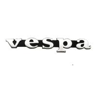 TARGHETTA SCRITTA "VESPA" PER SCUDO ANTERIORE COMPATIBILE PER VESPA CIF.5750