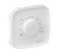 Targhetta termostato ambiente Valena Allure bianca 755315