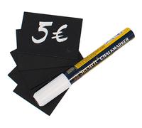 TARGHETTE - 5,2X7,4 CM (A8) - NERO - SECURIT - SET 20 PEZZI
