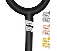 Targhette con Nome per Stetoscopio Personalizzate per Infermieri, Ciondoli Personalizzati con Nome Inciso per Stetoscopio con Accessori per Targhetta Identificativa, Regali di Laurea Personalizzati