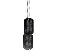 Targhette militari con incisione James Bucky Barnes, stile Seconda guerra mondiale, pre 1965, in acciaio INOX, catenina inclusa