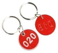 Targhette numeriche in metallo alluminio | Etichettatura multicolore, 100 pezzi, for il magazzino dell'home office(Rood,100-200)