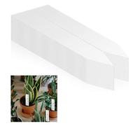 Targhette per piante da scrivere, 100 pezzi, resistenti alle intemperie, per erbe, per scrivere, etichette per piante