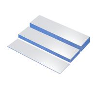 Targhette personalizzate per 8x2 pollici, 30 pezzi, argento e blu