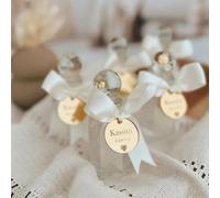 Targhette rotonde personalizzate, in acrilico, con incisione, per nome, matrimonio, per l'henné, battesimo del bambino (60 pezzi, 3 cm)