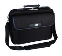 Targus 15.4 16 Inch / 39.1 - 40.6cm Notepac Laptop Case (CLASSIC 15.4IN CLAMSHELL NYLON - BLACK) NEW