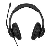 Targus AEH102GL cuffia e auricolare Cablato A Padiglione Musica e Chiamate USB tipo A Nero
