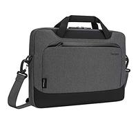 Targus Cypress Slimcase con EcoSmart progettato per i viaggiatori d'affari e la scuola adatta per laptop/notebook fino a 15,6", grigio (TBS92502GL)