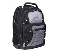 Targus Drifter TSB238EU - Zaino con capacità 32 L, ideale per lavoratori, studenti e videogiocatori, adatto per la maggior parte dei notebook con schermo fino a 15,6”, nero e grigio