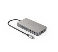Targus DUEL HDMI 10-IN1 USB 3.2 Gen 1 [3.1 Gen 1] Type-C Acciaio inox (HYPERDRIV