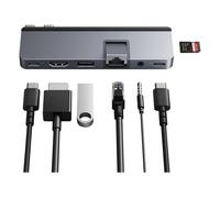 Targus HYPER HD575-GRY-GL USB 3.2 Gen 1 (3.1 Gen 1) Type-C 1.4/2.2 10,100,1000