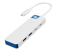 Targus Docking station per PC portatile HyperDrive Cablato USB-C Bianco