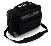 Targus TCG460EU TCG455EU - Borsa messenger con funzione di valigetta e borsa per notebook, ideale per pendolari e viaggiatori d’affari, adatta per notebook con schermo fino a 15,6”, colore: nero e grigio