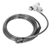 Cavo antifurto Targus ASP95GL 2 m Chiave Acciaio zincato Argentato