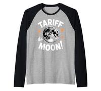 Tariffa la luna come la protesta sarcastica divertente dei pinguini Maglia con Maniche Raglan