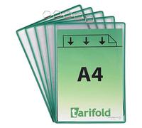 Tarifold 154505 - Pannello espositore sospeso, formato DIN A4, colore: Verde - N