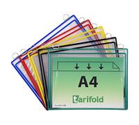 Tarifold A4 da appendere in cartella, colori assortiti (confezione da 5)