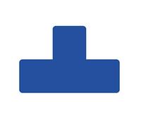 Tarifold B197301 Sticker A Forma Di T 150 x 50 Mm, 10 Pz