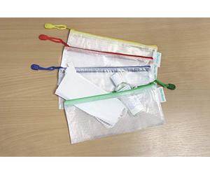 Tarifold B509049 Buste Plastica Zip Col Ass 25 x 11, 8 Pezzi