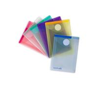Tarifold® - Buste Con Bottone Con Chiusura In Velcro A7 Conf. 6 Pz. Colori Assortiti - 510219 - SPEDIZIONE GRATUITA