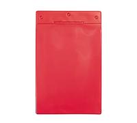 Tarifold Es 162003- Confezione da 10 portadocumenti magnetici di segnalazione A4 verticale per scaffali, contenitori magnetici - colore rosso