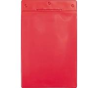 Tarifold Es 162203- Confezione da 10 portadocumenti magnetici di segnalazione A5 verticale per scaffali, contenitori magnetici - colore rosso