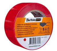 Tarifold - Nastro adesivo per pavimento, segnaletica di sicurezza, colore: rosso, rotolo 50 mm x 33 m, 50 mm x 33 m