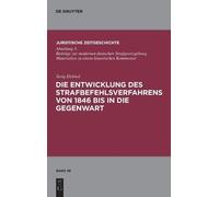 Tarig Elobied Die Entwicklung Des Strafbefehlsverfahrens Von (Copertina rigida)