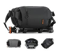 TARION Borsa a Tracolla per Fotocamera Sling: 2-in-1 Borsa Fotografica Piccola Reflex Custodia Macchina Fotocamera Zaino Fotografico Professionale Xprober für DSLR SLR Mirrorless Obiettivo