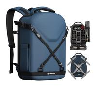 TARION Custodia rigida per fotocamera: zaino per fotocamera a tutto tondo, borsa per fotografia, zaino DSLR con parapioggia impermeabile, scomparto per laptop/treppiedi, per uomini e donne, fotografi,