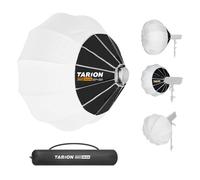 TARION Lantern Softbox con supporto Bowens: 65 cm Quick Release Fotografia Ball Softbox Collapsible Soft Box per Studio Photography Video Flash Luce Softbeam (SP-65)