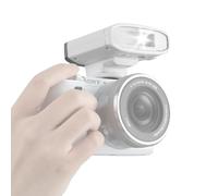 TARION Mini Flash Speedlite GN13 con Controllo Ottico S1/S2 22 Livelli di Potenza (1/128~1/1) per Fotocamera Sony Canon Nikon Fuji Olympus (SL01 Bianco)