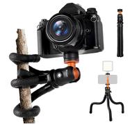 TARION Octopus Treppiede: treppiede flessibile per cellulare, mini treppiede per fotocamera, mini treppiede con testa sferica da 1/4 pollici per viaggi video fotografia